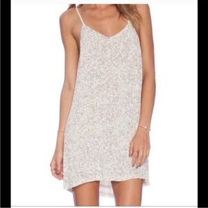 MLV xs off white sequin cocktail mini dress